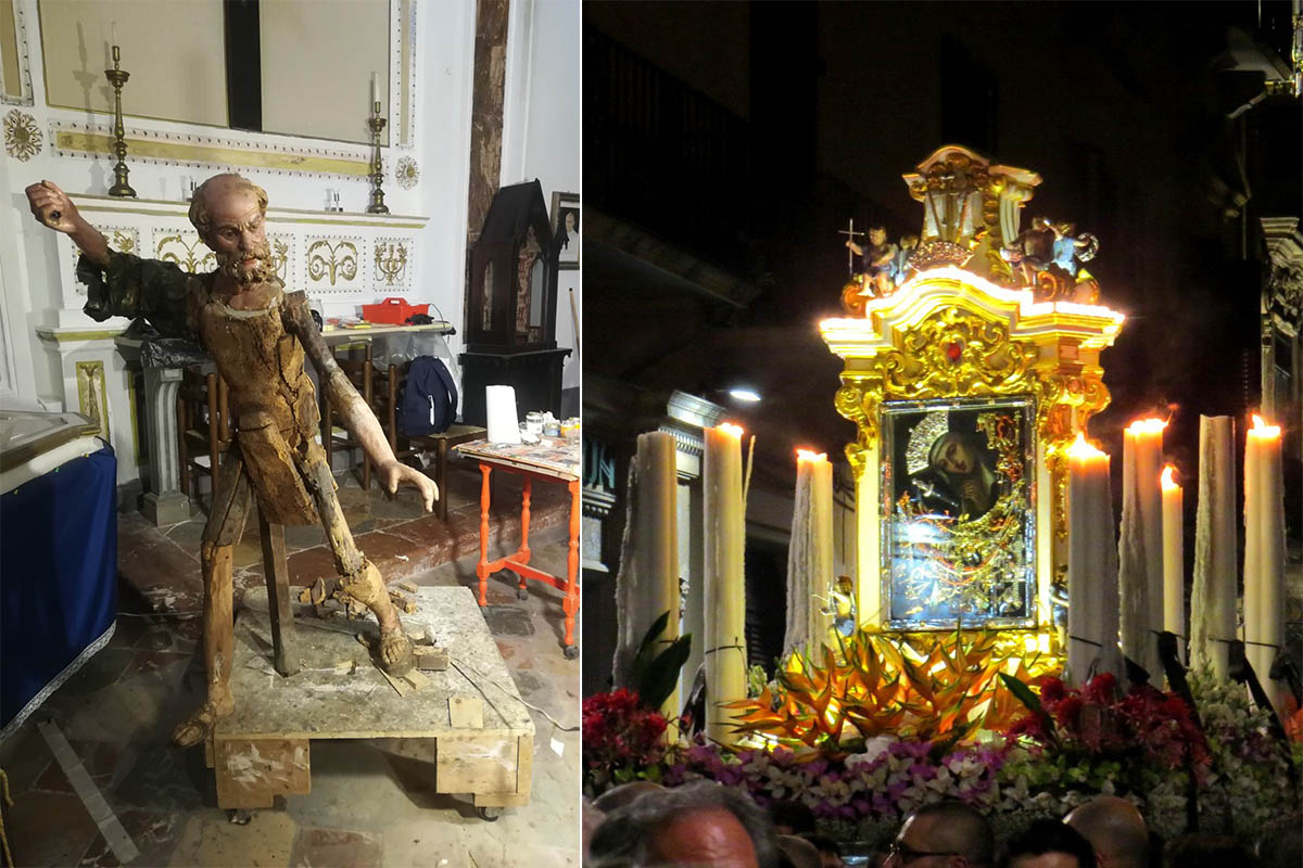 Restauro Statue Della Processione Del Venerdì Santo – Processione Madre Pietà Del Popolo – Foto E.Rossi
